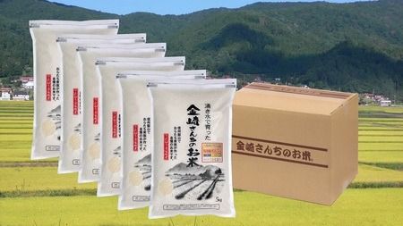 【令和6年産】「金崎さんちのお米」30㎏ (6-4A)