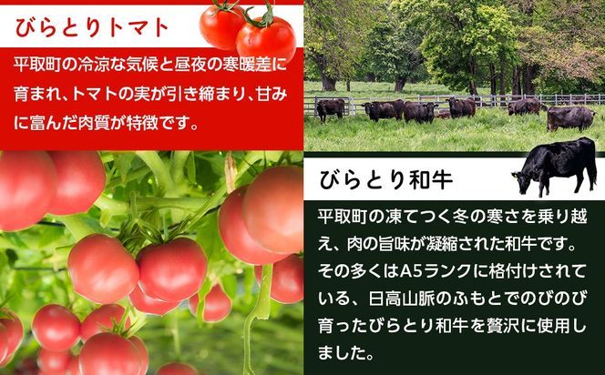 ニシパの恋人ミートソース びらとりトマト・びらとり和牛入り145g×6袋 BRTH032