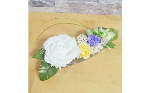 大きなバラのナチュレ 仏花