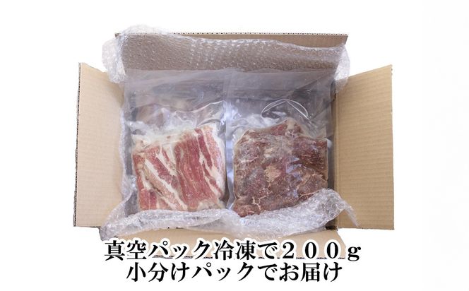 「お肉屋さんの大月玉ねぎ塩麹漬け」 牛＆豚 1.4kgセット　甲州ワインビーフ 富士桜ポーク ビーフ ポーク 小分け パック 塩こうじ 便利 詰め合わせ 食べ比べ お肉 肉 山梨 やまなし 富士川町