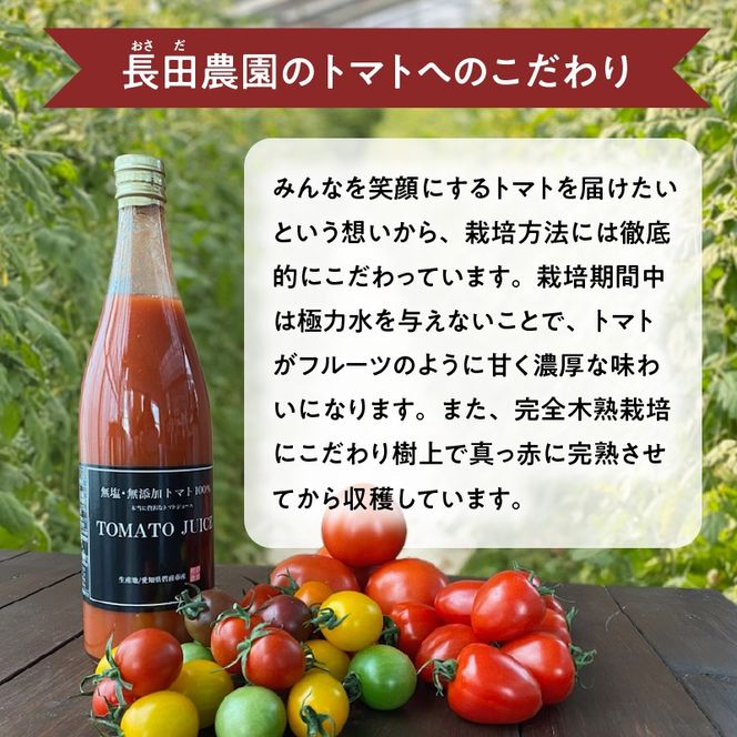 【先行受付】2027年1月～6月毎月お届け 毎日の習慣に!トマト100％贅沢なトマトジュース 6回定期便 【へきなん優良みやげ推奨品】 H004-259