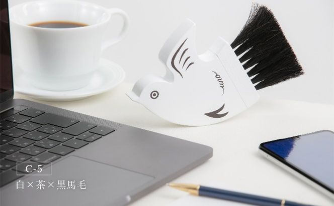 千鳥ブラシ【6種類】ブラシ 卓上ブラシ 千鳥モチーフ 赤 白 黒 馬毛 工芸品 日本製 墨田区 東京