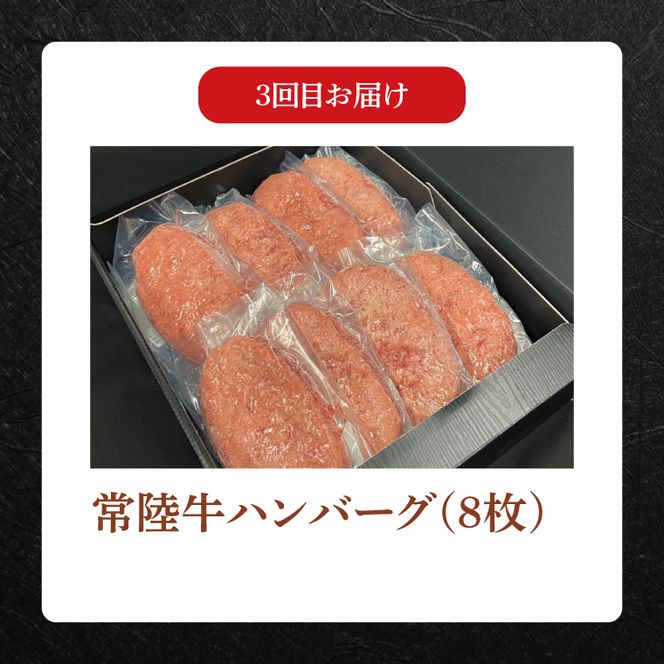 【3ヶ月定期便】 肉の藤井商店 ～至福の常陸牛グルメコース～｜ブランド牛 お肉 茨城県共通返礼品 行方市(FL-30)