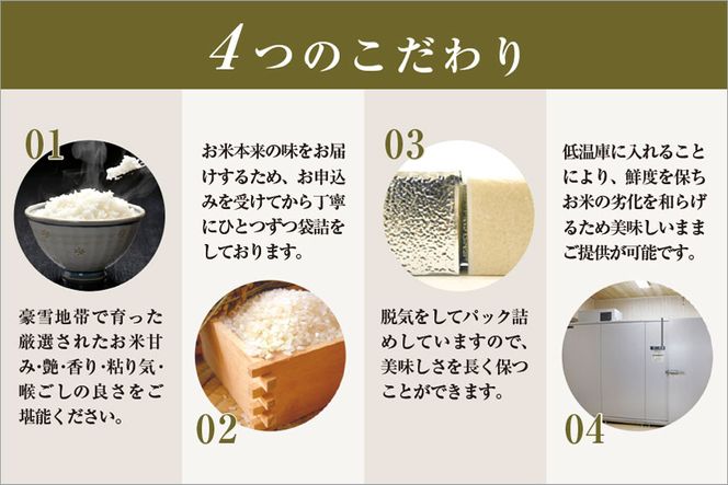 ゆきまち米 2合×6個 【極上魚沼産コシヒカリ】 お米