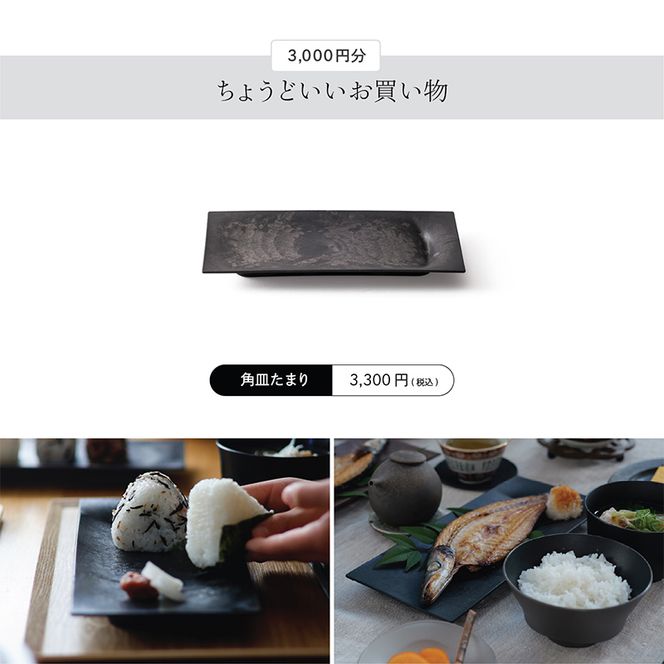 ARASのお買いものカード3,000円分  ARAS エイラス 割れない うつわ 贈り物 ギフト カタログギフト 1万円 10000円 F6P-2625