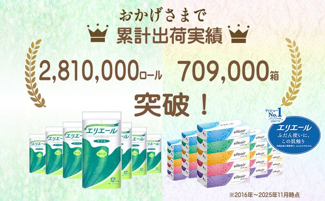 定期便 3ヵ月連続お届け エリエール 収納に便利 コンパクト 〈アソート〉 トイレットペーパー ティッシュ トイレ ボックスティッシュ まとめ買い ペーパー ひとり暮らし 紙 常備品 消耗品 日用品 生活必需品 定番