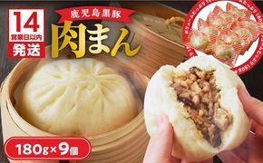 【14営業日以内に発送】鹿児島黒豚肉まん　K025-005