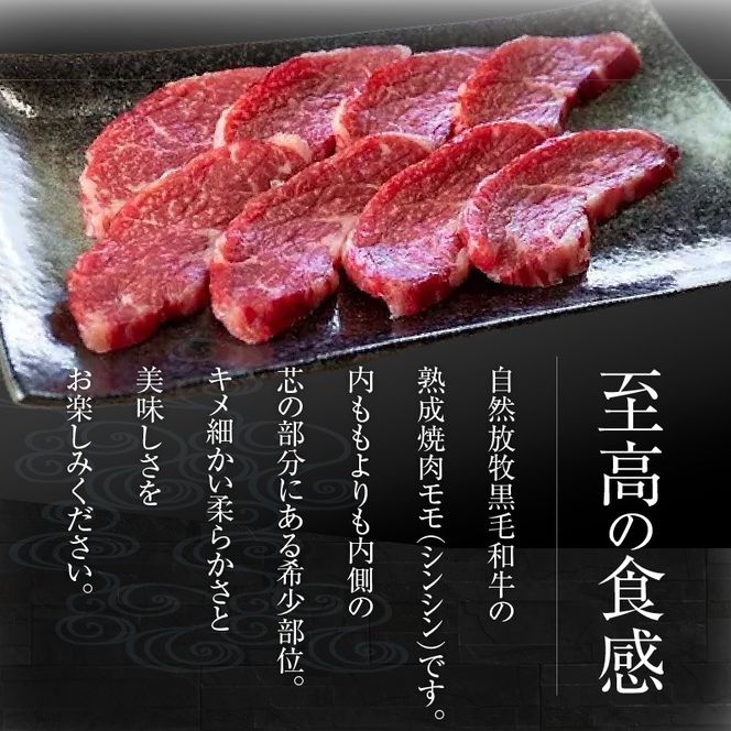 八崎牛の熟成焼肉 モモ(シンシン)約80g×2パック N0105-YA3356