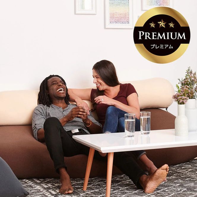 Yogibo Midi Premium ネイビーブルー Amazon.co.jp: Yogibo Midi Premium（ヨギボー ミディ