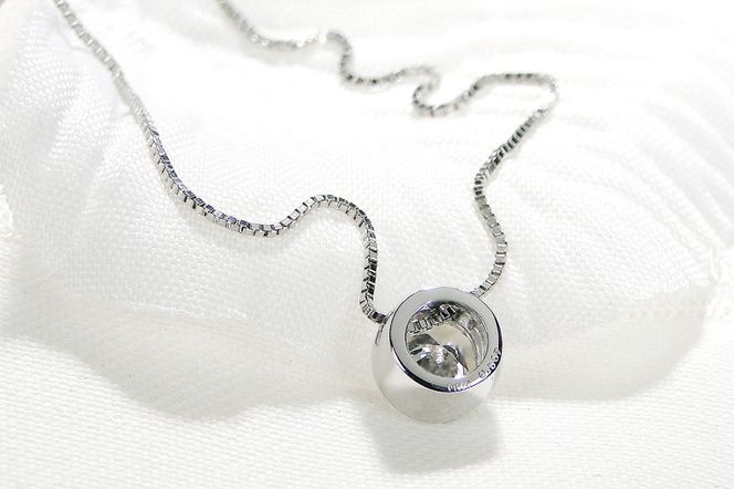 pt900【0.5ctUP】フクリン留め 一粒 ダイヤモンド ネックレス【無色透明】中央宝石研究所ソーティング CSN00180-pt SWAV063