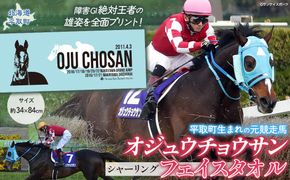 【オジュウチョウサン】シャーリングフェイスタオル BRTV010