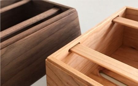 【ウォールナット素材】ティッシュボックス （大） 糸島市 / 贈り物家具 みはたや [ADD008] ティッシュボックス おしゃれ ティッシュケース 北欧