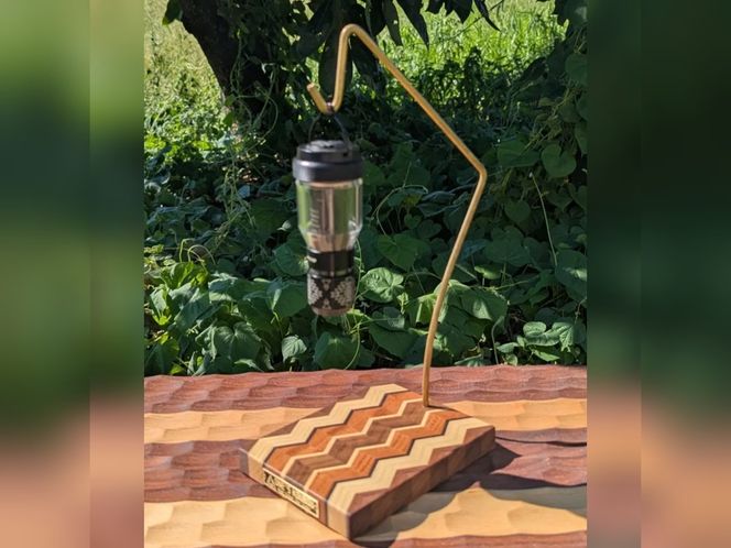 ロング真鍮ポールランタンスタンド 波連"HALEN"