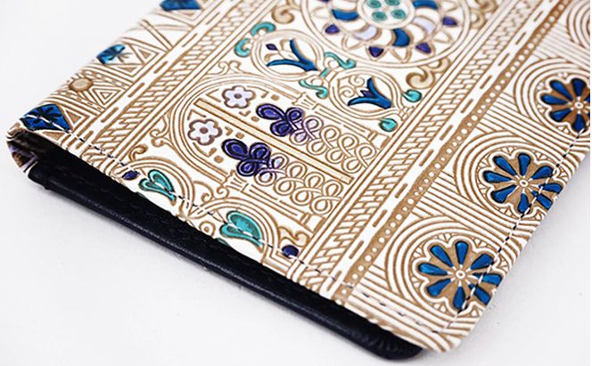 パスケース アポロン ブルー 文庫屋大関 名刺入れ カードホルダー 名刺ケース 名刺ホルダー カード入れ 定期入れ 定期ケース 雑貨 生活雑貨 小物 革小物 革製品 本革 日用品 民芸品 工芸品 東京 東京都 墨田区