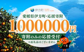 【返礼品なし】愛媛県伊方町・応援寄附1,000,000円（寄附のみの応援受付 ※返礼品はございません） IKTBG009