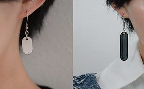 【Unomismo】琺瑯アクセサリー「U字ピアス」