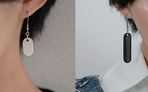 【Unomismo】琺瑯アクセサリー「U字ピアス」