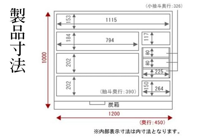 仙台箪笥 四尺野郎箪笥 木地呂漆塗り 彫金手打金具 KD-7BDR（竜尽くし）（お申込書返送後8ヶ月～12ヶ月程度でお届け）|06_kyk-221101