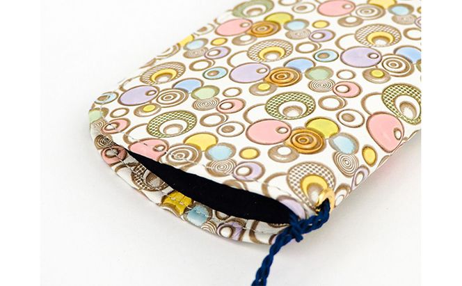 【文庫屋大関】メガネケース　ポッピンソーダ【皮革工芸品】 ファッション小物 民芸品 