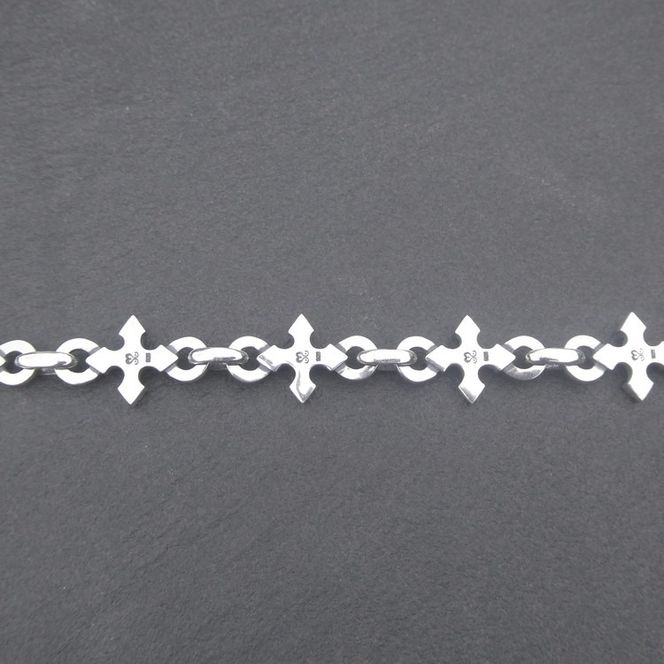 puzzle cross Bracelet パズル クロス ブレスレット ｜ 腕輪 シルバー アクセサリー 十字架 モチーフ 925 ブレス ハンドメイド ジュエリー アクセ ファッション 人気 シンプル ギフト プレゼント 年末年始 お中元 お歳暮 内祝い 快気祝い