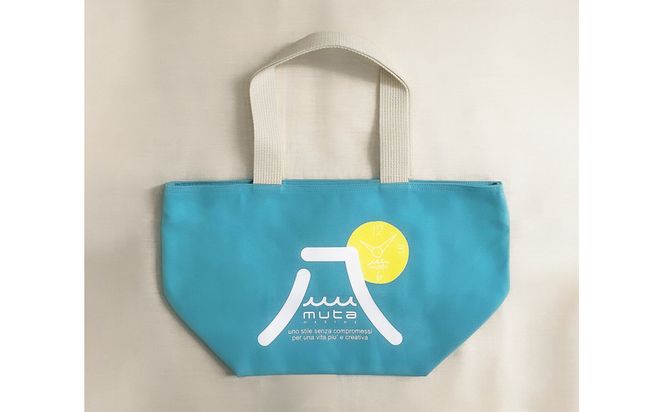 HASSIN＆MU-TAオリジナルトートバック【カラー：ターコイズブルー】 232238_DR005VC03