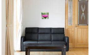 010B164 レザーフォトパネル 30cm×30cm【写真パネル オーダー 合成皮革製 手作業 インテリア】