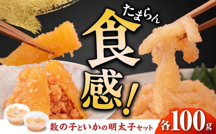 数の子明太子&いか明太子セット(各100g)[博多徳永とくとく珍味][築上町][株式会社マル五][ABCJ011]