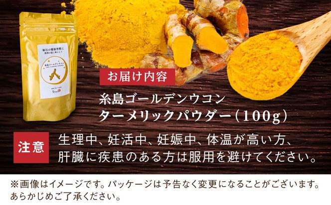 糸島ゴールデンウコン 粉末 100g 糸島市 / 翼宿糸島食悦 秋ウコン ターメリック[AJO001] ウコン 秋ウコン アキウコン 粉末 健康 国産 野菜 ターメリック クルクミン
