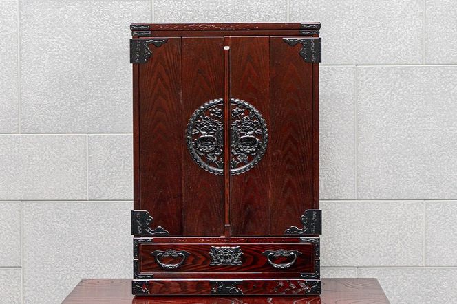 仙台箪笥 仙台仏壇18号 拭き漆調 KH-20 高級 工芸品 伝統|06_kyk-030901