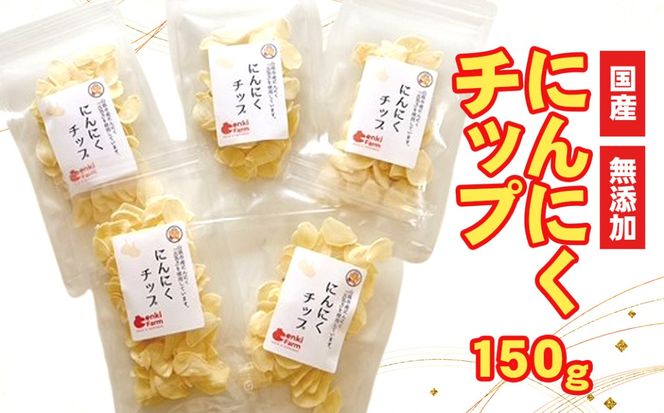 にんにくチップ　国産　無添加　150g  [No.659]