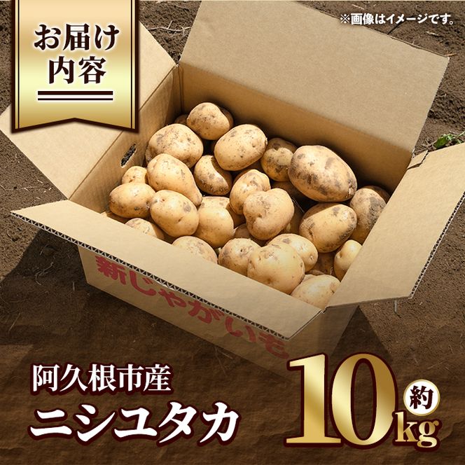 ＜先行予約受付中！2026年12月以降順次発送予定＞じゃがいも ニシユタカ(10kg) 国産 鹿児島県産 阿久根市産 じゃがいも ジャガイモ 芋 ポテト にしゆたか 野菜 期間限定 数量限定 ポテトサラダ コロッケ 常温 常温配送 【慶越農園】akn107-10