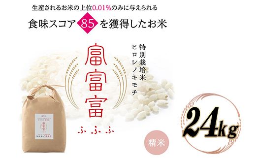富山県ブランド米 富富富 精米 24kg ふふふ ブランド米 国産 米 お米 日本米 ギフト 贈り物 備蓄 防災 食品 陽咲玲 はるざれ F6T-1018