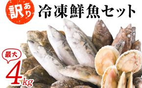 【順次発送】北海道 冷凍鮮魚セット 最大4kg 「漁師応援プロジェクト！」 下処理済み ホタテ