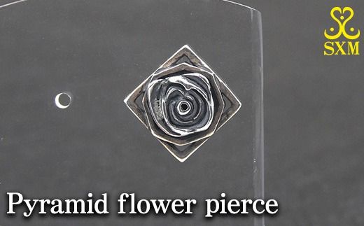 y錧푍szPyramid flower pierce