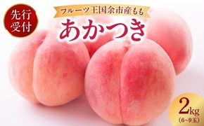 【先行予約：2026年8月中旬以降発送】フルーツ王国余市産「桃」 2kg【余市ふるさと納税推進センター】_Y160-0002