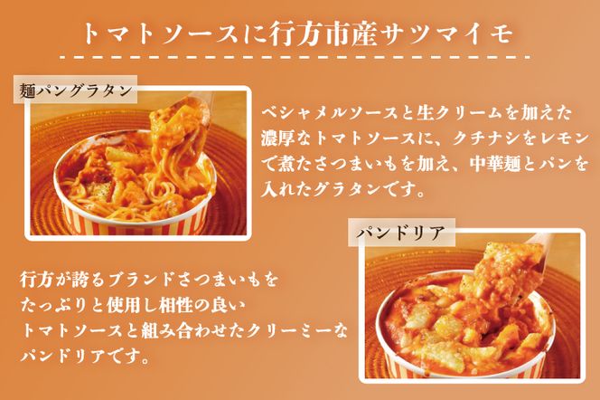 EO-3　グラタン　行方市の食材で、麺とパンのグラタン＆ドリア　おまかせ4種セット