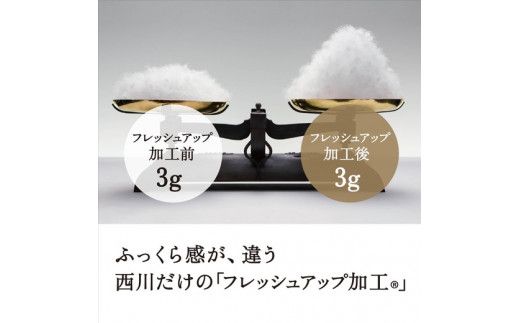 【nishikawa/西川】羽毛ふとん/ポーリッシュホワイトグースダウン93％/シングル/配色ブルー【P267W】（滋賀県　近江八幡市）