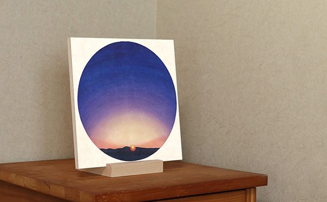 センテンヤアートパネル　『そらもよう』−夜明け− 絵画 和紙 印刷 木製パネル シンプル 洋風 和風 