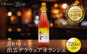 島根わいん　出雲デラウェア　オランジュ　2本セット 322032_CL001