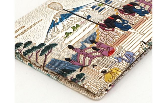 【文庫屋大関】パーソナルホルダー　日本橋【皮革工芸品】 雑貨 日用品 ブックカバー パスポートケース 貴重品入れ マルチケース シンプル 和風 革小物 