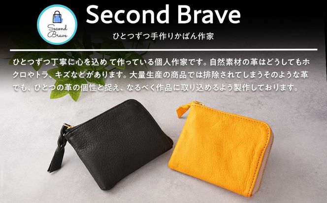 鹿革L字財布（小）ブラック【 神奈川県 小田原市 】 142069_GN008VC01