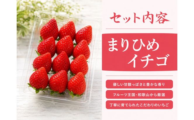 紀州和歌山ブランドいちご「まりひめ」約250g×4P ［2027年3月上旬頃～3月下旬頃に順次発送］［UT39］ 303446_XF91042