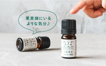 【年内発送】【 自然 栽培 】甘夏 精油 【 福岡県 糸島市産 自家 蒸留 】《糸島》【わかまつ農園】[AHB003] アロマ オイル 精油 リラックス 癒し ギフト 植物由来 甘夏 自然
