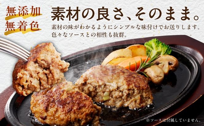099Z453 【定期便】無添加 牛肉100％ ハンバーグ 150g×15個 全2回【2026年2月＆2026年5月発送】