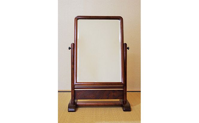 置き鏡 指物益田 かがみ 鏡 カガミ 卓上 ミラー 卓上鏡 卓上ミラー ミラー 日用品 家具 インテリア 雑貨 東京 東京都 墨田区