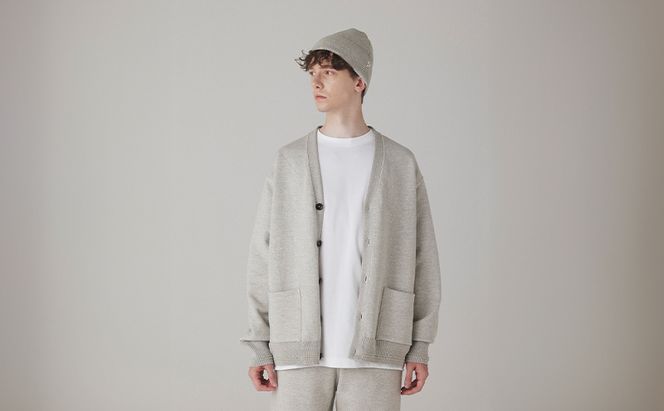 カーディガン アンユースレス スニットカーディガン 服 洋服 ファッション 耐久性 上品 コーマ糸 無撚糸コットン 洗濯可能 墨田区 東京都