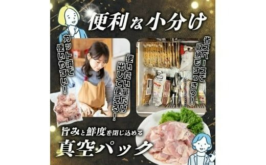 小分けで便利！鹿児島県産若鶏もも肉切身 計5kg(250g×20P) a9-048