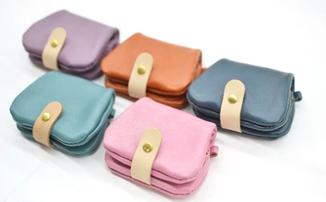 革工房Manly コインケースα カンパヌラパープル ファッション 財布 ファッション小物 