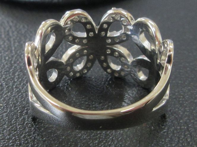 Pt950 0.18ct ピンキーリング SWCB002-pt