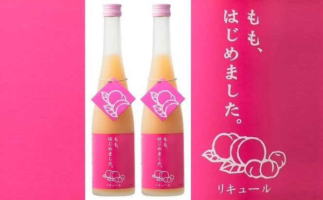 もも梅酒　500ml×2本　＜篠崎＞ お酒 洋酒 リキュール類 